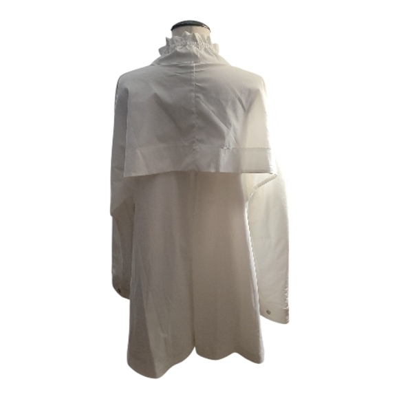 Athleta Advantage Poplin Top, White Quarter-Zip, Medium - Picture 3 of 8